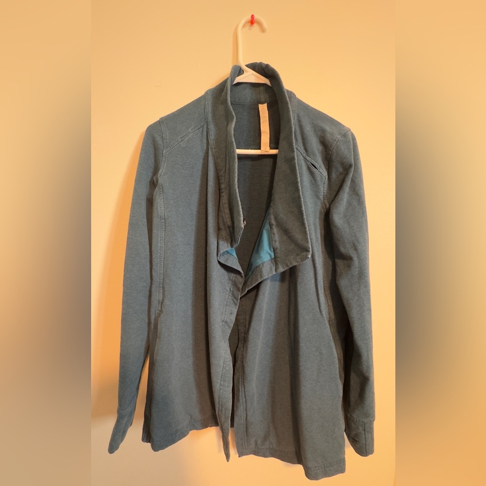 lululemon athletica Blue Open Cardigan